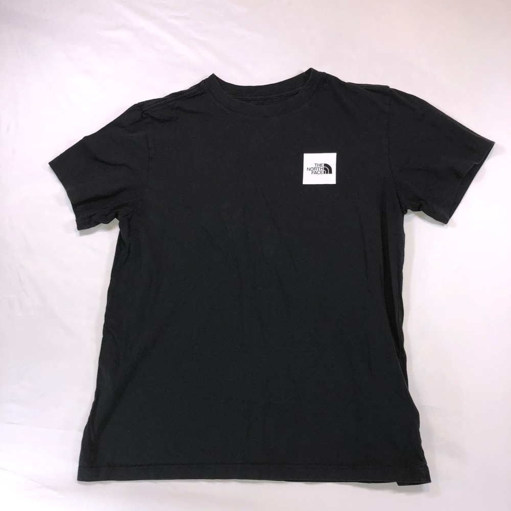 The North Face Womens Circular Design Box Logo T-Shirt Black Small NF0A7UN1